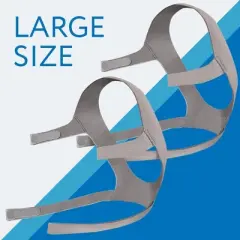 Impresa 2 Pack Replacement Headgear Compatible with Resmed AirFit&trade; F20 (Large) Nasal Pillow CPAP Mask