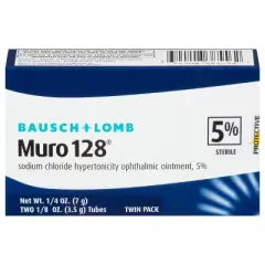 Bausch + Lomb Muro 128 Twin Pack Ointment 0.125 oz - 2 Tubes