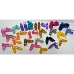 Doll Clothes Superstore 25 Sets Of Fashion Doll Shoes Fits Barbie Doll Foot and 11 1/2 inch Dolls