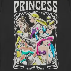 Women's Disney Princess Sketch Poster T-Shirt