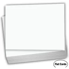 Hamilco White Cardstock Paper 6x9 Blank Index Cards 65lb Cover 100 Pack