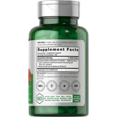 Horbaach Berberine Plus Ceylon Cinnamon 2000mg | 120 Veggie Capsules