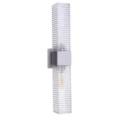 Craftmade Lighting Ridge 2 - Light Wall Light in  Satin Aluminum