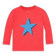 Primary Baby Long Sleeve Star Tee