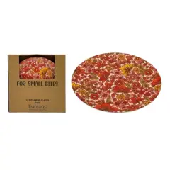 Transpac Melamine Retro Floral App Plates Set of 4 Home Decorations Spring