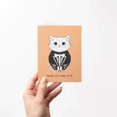 Fall/Halloween Greeting Card Pack Sets (3 ct) Cat Bone Pajamas by Ramus & Co