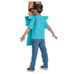 Mojang Synergies AB Minecraft Kids' Steve Light Up Halloween Costume Accessory Kit One Size Fits Most: Mask & Overlay Set