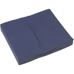 DMI Dual Cut Foam Coccyx Seat Cushion, Supportive Firm Foam Chair Cushion, Wheelchair Cushion, Computer Chair Cushion, Floor Cushion, 16 x 18 x 3