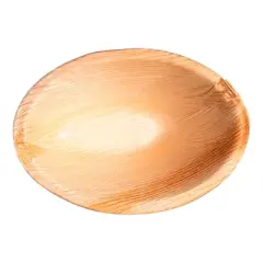 Smarty Had A Party 3.5 oz. Oval Palm Leaf Eco Friendly Bowls - 75 pcs