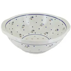 Blue Rose Polish Pottery 1183-Zaklady Colander