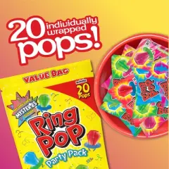 Ring Pop Lollipops and Hard Candy Party Pack - 10oz/20ct