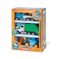 DRIVEN &ndash; Small Toy City Vehicle Set &ndash; Micro Urban Worker Fleet - 3 pk