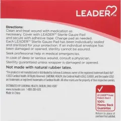 Leader Sterile Gauze Pads 2 in x 2 in 25 ea