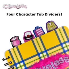 Inkology, LLC Clueless 4-Tab Spiral Notebook With 160 Dotted Sheets | 6 x 9 Inches