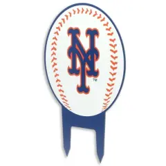 MLB New York Mets Baseball Metal Yard Stake