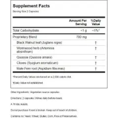 Kroeger Herb Wormwood Combination 100 Veg Capsules.