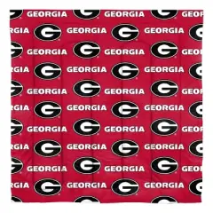 NCAA Georgia Bulldogs Rotary Bed Set