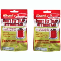 Rescue Non-Toxic Fruit Fly Trap Refill (2 Pack)