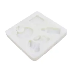 O'Creme Baby Accessories Silicone Fondant Mold - 3" x 3" - White