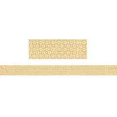 Teacher Created Resources&reg; Classroom Cottage Buttercup Straight Border Trim, 35 Feet Per Pack, 6 Packs