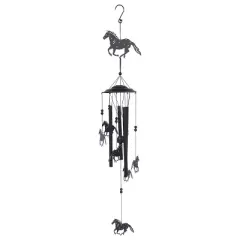 Dawhud Direct 33" H Wild Horses Wind Chimes