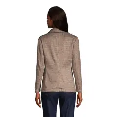 Lands' End Women's Sweater Fleece Blazer Jacket - The Blazer