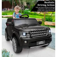 Licensed Land Rover Ride on Car, 12V 4.5 MPH Ride on Toys for Toddler 3-8