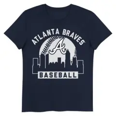 MLB Atlanta Braves Girls' Crew Neck T-Shirt