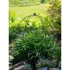 Gardeners Supply Company Jardin Bird Cage Plant Support | Large Sturdy Grow-Through Steel Flower Support Trellis and Garden Decor | Best to Support