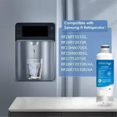 Waterdrop 6pk DA97-17376B Replacement for Samsung HAF-QIN/EXP Refrigerator Water Filter