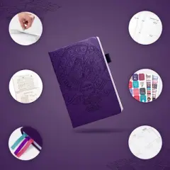 Undated Planner Weekly 5.5"x8" Purple - Legend Planner