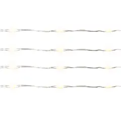 Living Accents LED Big Seed Light Set Warm White 16.5 ft. 100 lights (Case of 12)