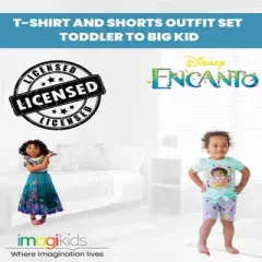 Disney Encanto Mirabel Luisa Isabella Girls T-Shirt and Shorts Outfit Set Toddler to Big Kid 