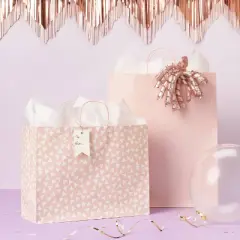 Large Polka Dots Gift Bag Pink - Spritz&trade;