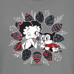 Junior's Betty Boop Easter Egg Frame T-Shirt