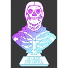Boy's Fortnite Skull Trooper All Hail Glow T-Shirt