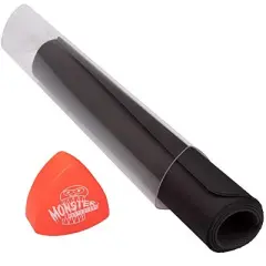 Monster Protectors Playmat Tube Prism-Shaped Play Mat Tube (Red)- Won't Roll Off Surface and Easy in and Out Design