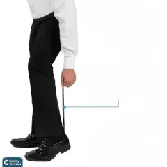 Comfy Clothiers 16.5-inch - 42cm Long Handled Metal Shoe Horn, 2 pack, Silver