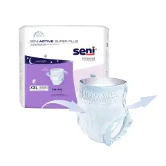 Seni Active Super Plus Incontinence Underwear, Overnight Absorbency