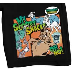 Scooby Doo Scooby Snacks Men's Black Sleep Pajama Shorts