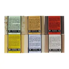 Plantlife Top 6 Herbal Soaps - Moisturizing, Plant-Based, Handcrafted in California for Soothing Skin - 4oz Bars
