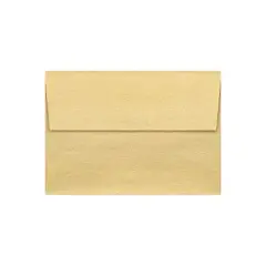 LUX A1 Invitation Envelopes (3 5/8 x 5 1/8) 50/Pack Blonde Metallic (5365-M07-50)