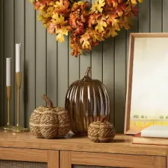 Patterned Woven Pumpkin Natural - Threshold&trade;