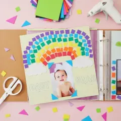 Bright Creations 96 Pack Multicolored 2mm EVA Foam Sheets for Cosplay, Costumes, Arts and Crafts Projects, 4 x 6 In