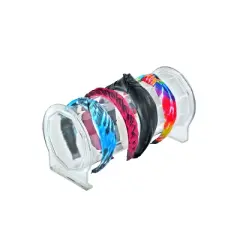 Azar Displays Small Acrylic Headband Holder, Size: 11.875" W x 6.5" H