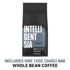 Intelligentsia Direct Trade Black Cat Classic Espresso Roast Light Roast Whole Bean Coffee -12oz