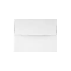 LUX A4 Invitation Envelopes (4 1/4 x 6 1/4) 50/Pack 60lb. White w/Peel & Press (4872-WPP-50)