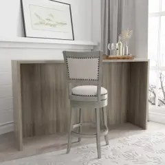 Lockefield Wood Bar Height Swivel Barstool - Hillsdale Furniture