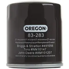 Oregon 83-283 Oil Filter Replaces John Deere AM101207 B & S 491506 Toro NN10147