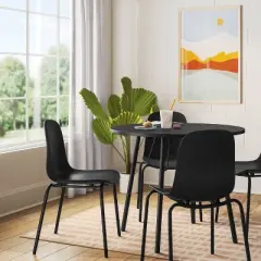 36" Round Dining Table Black - Room Essentials&trade;